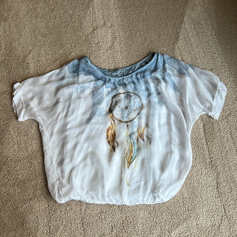 Dreamcatcher Print Women's Top Size M